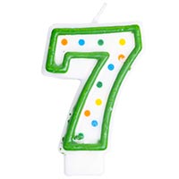 Свеча -цифра "7" 7,6см