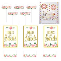 Декор сладкого стола Floral Baby 23 шт