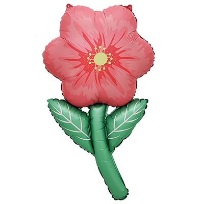 Шарики из фольги Шар фигура Цветок акварельный