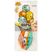 Шарики Бегемот с тортом 36см, 5шт