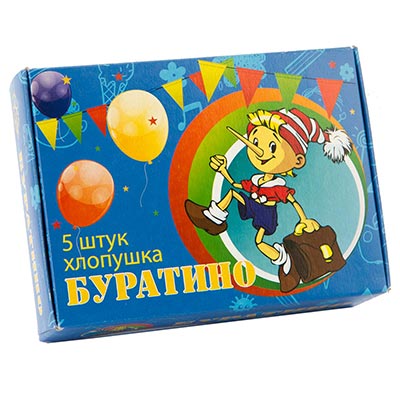 Хлопушка Хлопушка Конус Буратино 12см