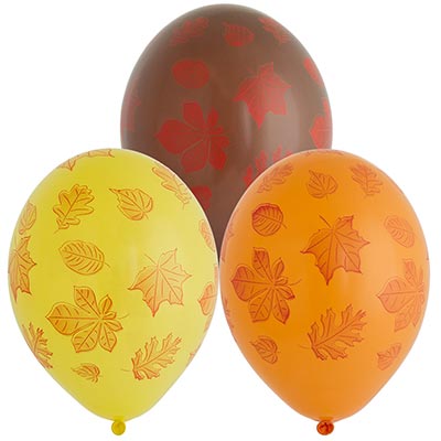 1 Сентября - День Знаний Шары 36см Осенние листья 1103-1995