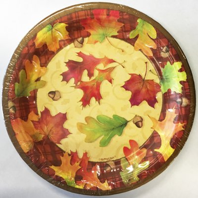 Тарелки Тарелки средние Осенние листья, 8 штук