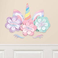 Единорог Декор-комплект бум Единорог 8шт 1501-5044