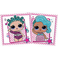 Салфетки ЭКО Куклы ЛОЛ 33см, 20шт