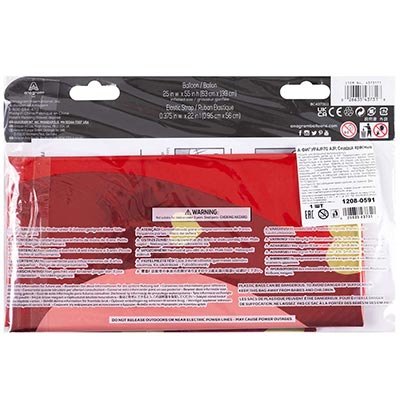 Шарики из фольги Шар напольный Сердца красные, под воздух