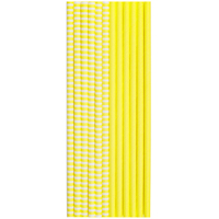Желтая Трубочки для коктейля Пастель желтая 1502-4913