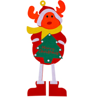 Декор подвесной Олень Рудольф, фетр