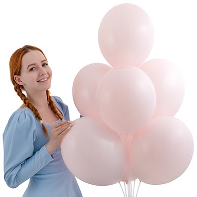 Шарики из латекса Шарик 32см, цвет 454 Пастель Soft Pink