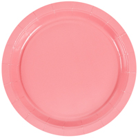 Розовая Тарелка розовая 17см 6шт 1502-6075