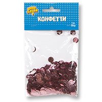 Розовое Золото Конфетти Круги фольга Розовое золото 1см 1501-4121