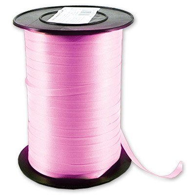 Лента для шаров Лента 5ммХ500м розовая светл #2