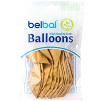 Золотая Шары 32см Хром Glossy Rich Gold 12 штук 1102-3100