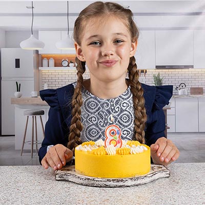 Свечи-цифры Свеча-цифра "8" Шары 7см