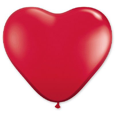 Шар Сердце 3' Кристалл Ruby Red, 91 см