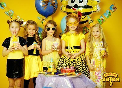 тематический день рождения, тематическая вечеринка в стиле пчелка майя, сценарий детского дня рождения