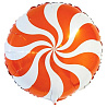 Сладкий Праздник Шарик 45см конфета оранжевая 1202-2104