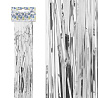 Новый год Дождик серебро 5шт. (20см/1м каждый) 1505-2477