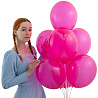 Шарик 32см, цвет 034 Кристалл Fuchsia