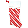  Носок для подарков фетр красно-белый 1501-5616
