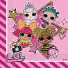 L.O.L. Surprise! Салфетки Куклы ЛОЛ, 20 штук 1502-4208