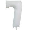 Цифры и числа Шар цифра "7", 66см White 1207-4855