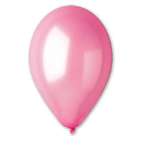 Розовая Шарик 13см, цвет 33 Металлик Rose 1102-0436