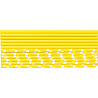 Горошек Трубочки д/коктейля Горошек желтые, 12шт 1502-3947