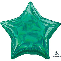 Зеленая Шарик ЗВЕЗДА 45см Green БЛЕСК 1205-0133