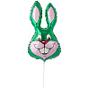  Шар Мини фигура Кролик зеленый 1206-0086