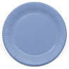 Голубая Тарелки ЭКО Голубые 23 см, 8 шт 1502-4378