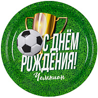 Футбол Тарелки большие ДР Футбол, 6 штук 1502-5265