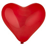 Красная Шары Сердце 16см Кристалл Красное 1105-0140