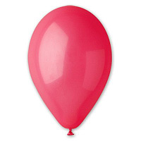 Красная Шарик 25см, цвет 05 Пастель Red 1102-0264