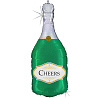  Шар фигура Cheers Бутылка шампанского 1207-3471