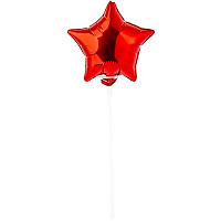 Красная Шарик 10см звезда Red 1204-0138