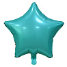 Бирюзовая Шар Звезда 45см Сатин Teal 1204-0764