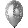 Снежинка Шары 36см хром Silver Снежинки 1103-2043