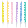 Многоцветное Ассорти Свечи Пузыри Пастель 12см 6шт 1502-6722