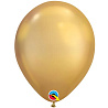  Шарик Qualatex 18см Хром Gold 1102-1823