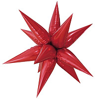Красная Шар 3D ЗВЕЗДА 64см Составная Red 1209-0441