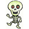 Вечеринка Хэллоуин Шар фигура Скелет 1207-3620