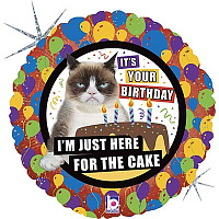 Оскорбления Шар 45см Just for cake Сердитая Кошка 1202-3485