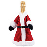 Новый год Украшение для бутылки шуба Деда Мороза 1501-7041
