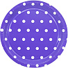 Горошек Тарелки большие Горошек фиолетовые, 6 шт 1502-3923