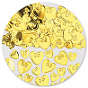  Конфетти Сердца с вензелем золот 14гр 1501-0863