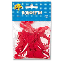 Красная Конфетти Круги тишью Красные 10 гр 1501-4083