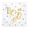 Мальчик или Девочка? Салфетки Boy or Girl? белая, 20 штук 1502-5108