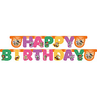 44 Котёнка Гирлянда Happy Birthday 44 Котенка 1505-1893