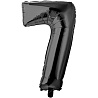 Цифры и числа Шар цифра "7", 66см Black 1207-4845